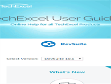 Tablet Screenshot of help.techexcel.com